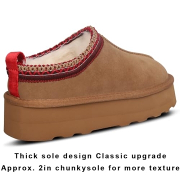 INPAKSA Women's Cozy Platform Slippers for All Occasions