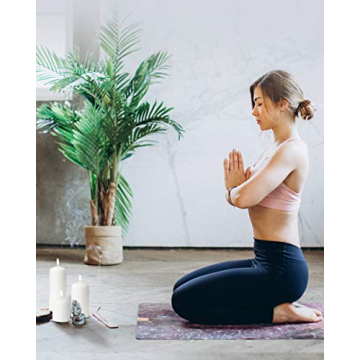 Bask Cone Top Pillar Candles - Elegant Set of 3 White Candles - Smokeless Decor