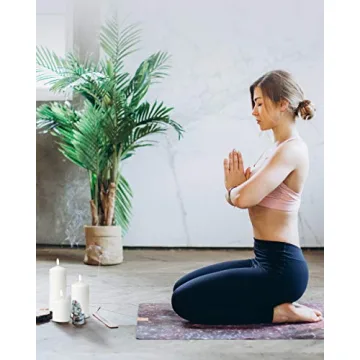 Bask Cone Top Pillar Candles - Elegant Set of 3 White Candles - Smokeless Decor