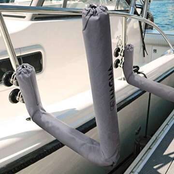 Magma Products, R10-626 Storage Rack Kayak/SUP Boat Mounted, Polished Stainless Steel