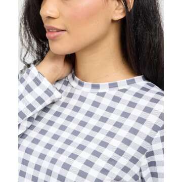 2 Pack: Long Sleeve Pajamas For Women Sets Womens Pajama Sets Two Piece Pj Summer Pijamas De Mujer Cotton Pjs Pants Loungewear Sleepwear Matching Ladies Bottoms Comfy Soft Pyjamas Teen Lightweight