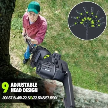 V-MODEST 2-in-1 Cordless Pole Saw Lightweight Powerful