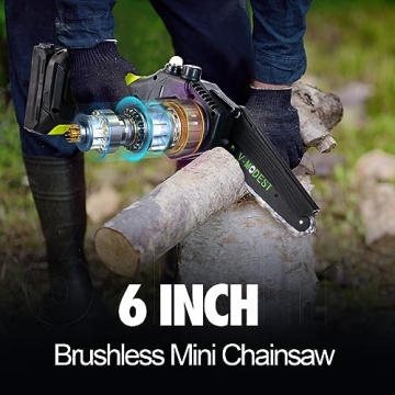 V-MODEST 2-in-1 Cordless Pole Saw Lightweight Powerful