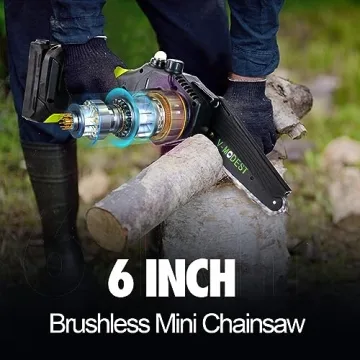V-MODEST 2-in-1 Cordless Pole Saw Lightweight Powerful