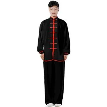 ZooBoo Cotton Blend Long Sleeves Tai Chi Suit - Perfect for Exercise