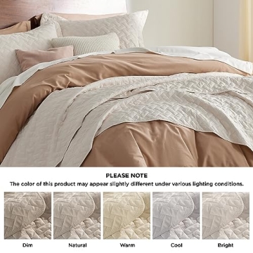 Bedsure King Size Quilts - Lightweight Soft Bedding Set