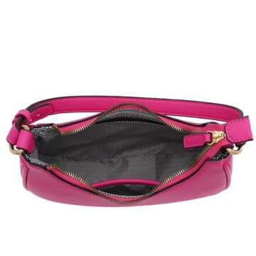 FashionPuzzle Small Crescent Bag Stylish Shoulder Purse