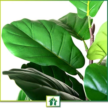 CROSOFMI Artificial Fiddle Leaf Fig Tree for Modern Spaces