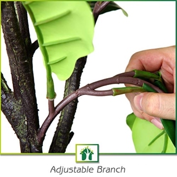 CROSOFMI Artificial Fiddle Leaf Fig Tree for Modern Spaces