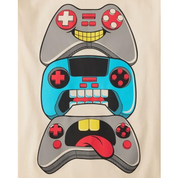 Boys Gamer Graphic T-Shirts Multipacks - Stylish & Comfortable