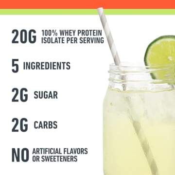 Isopure Mango Lime Whey Isolate Protein Powder