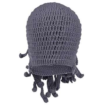 NYKKOLA Octopus Hat - Stylish Knit Ski Mask for All Seasons