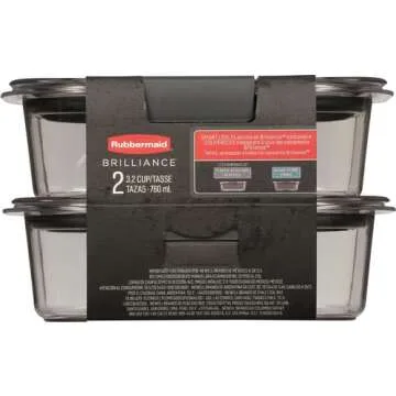 Rubbermaid Brilliance Food Storage Containers for Easy Meal Prep