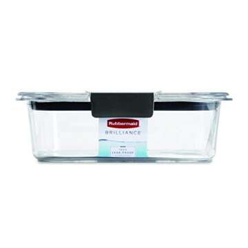 Rubbermaid Brilliance Food Storage Containers for Easy Meal Prep