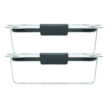 Rubbermaid Brilliance Food Storage Containers for Easy Meal Prep