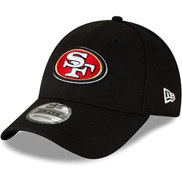 New Era NFL The League 9FORTY Adjustable Hat Cap - One Size Fits All (San Francisco 49ers Black)