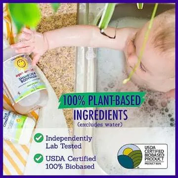 California Baby Super Sensitive Baby Shampoo and Body Wash | 100% Plant-Based | Gentle Fragrance Free Shampoo | Hypoallergenic | 251 mL / 8.5 oz