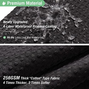 Dynamene Extra Long Luxury Shower Curtain 84 Inches Black