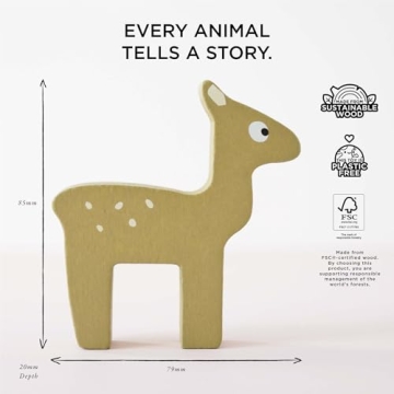 Le Toy Van Wooden Petilou Forest Stacker Puzzle Educational Toy