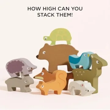 Le Toy Van Wooden Petilou Forest Stacker Puzzle Educational Toy