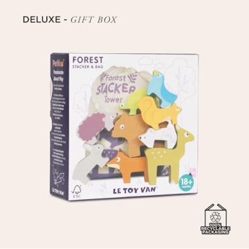 Le Toy Van Wooden Petilou Forest Stacker Puzzle Educational Toy
