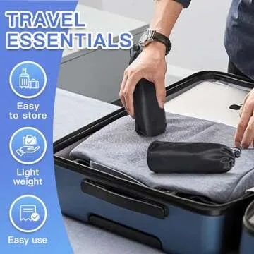 2-Pack Airplane Travel Footrest Hammock - Perfect Airplane Foot Hammock to Relax Your Feet - Travel Essentials Comfy Foot Hanger Airplane Footrest for Long Trip