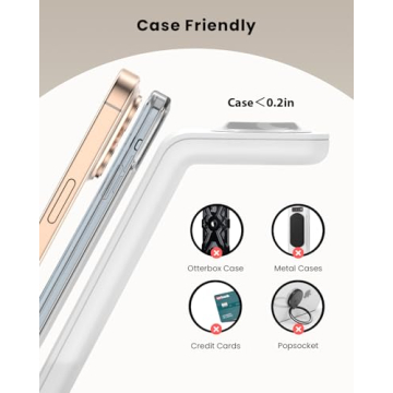 GEEKERA 3 in 1 Wireless Charging Station for Apple