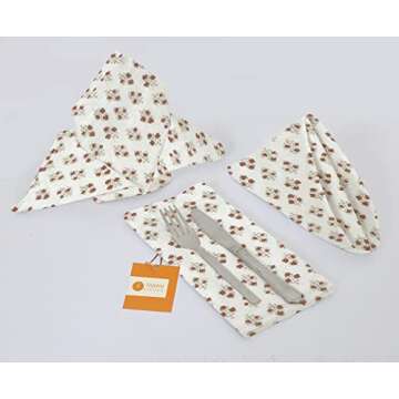 Elegant 12-pack Cotton Cloth Napkins for Every Occasion