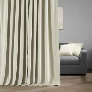 Half Price Velvet Blackout Curtains for Living Room