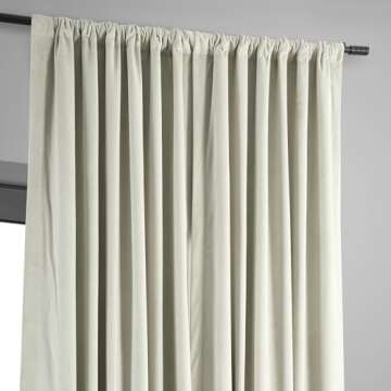 Half Price Velvet Blackout Curtains for Living Room