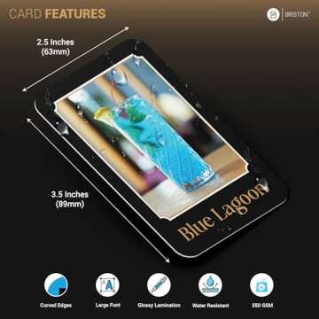 52 Cocktail & Mixed Drink Recipes Flash Cards – Simple & Easy Step Instructions & Tricks – Comprehensive Mixology Concoction Guide & Ingredient List – Master the Entertaining Art - Home Made Bartender