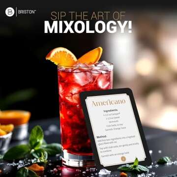 52 Cocktail & Mixed Drink Recipes Flash Cards – Simple & Easy Step Instructions & Tricks – Comprehensive Mixology Concoction Guide & Ingredient List – Master the Entertaining Art - Home Made Bartender