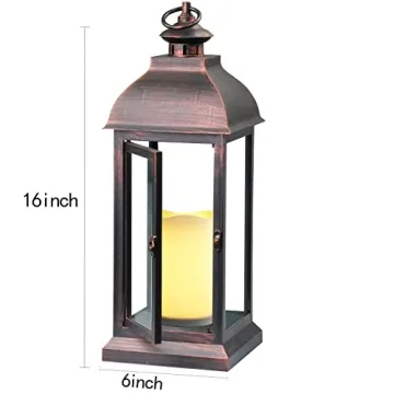 yucanucax Decorative Lantern - Flameless LED Candle Light