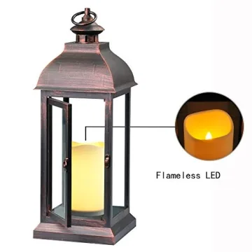 yucanucax Decorative Lantern - Flameless LED Candle Light