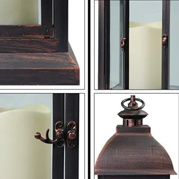 yucanucax Decorative Lantern - Flameless LED Candle Light