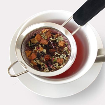 Makerstep Premium 3-Piece Fine Mesh Strainer Set for Kitchen