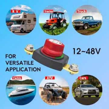 ON/Off Battery Disconnect Switch for 12V 48V Applications