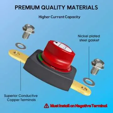 ON/Off Battery Disconnect Switch for 12V 48V Applications