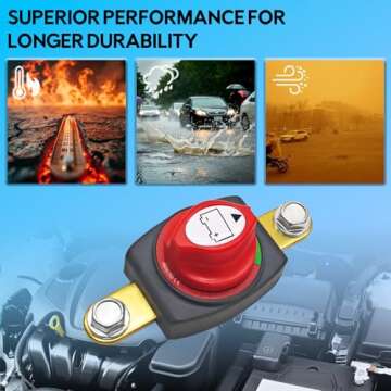 ON/Off Battery Disconnect Switch for 12V 48V Applications