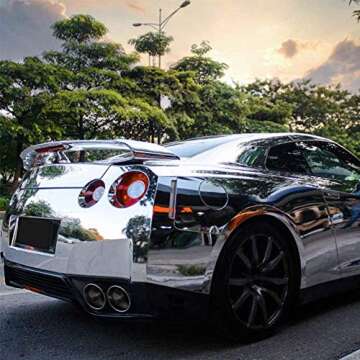 VINYL FROG 12" x 60" Chrome Mirror Car Wrap - Self Adhesive