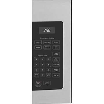 GE JVM3160RFSS 1.6 Cu. Ft. Over-the-Range Microwave Oven Stainless Steel Bundle with 2 YR CPS Enhanced Protection Pack