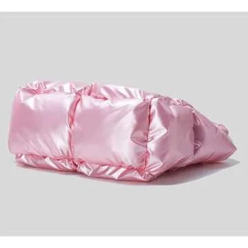 Chic Mini Puffer Bag for Women - Stylish Hobo Tote 2024