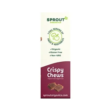 Sprout Organic Toddler Snacks, Crispy Chews, Red Berry & Beet