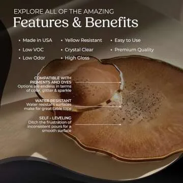 Promise Epoxy Fast Cure Resin - Quick Setting, Clear Finish