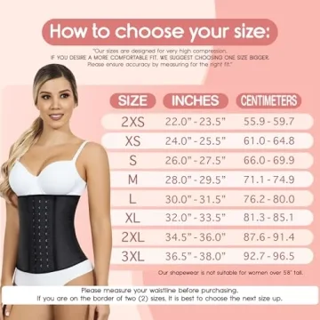 Lady Slim Waist Trainer Perfect for Hourglass Shape