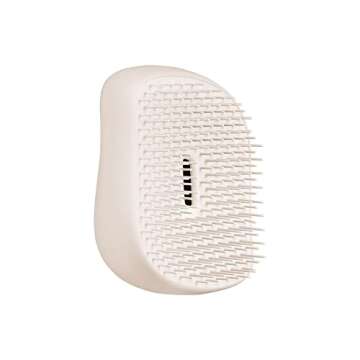 TANGLE TEEZER Compact Styler On-the-go Detangling Hairbrush Ivory Rose, Gold, (Pack of 1)