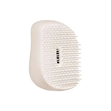 TANGLE TEEZER Compact Styler On-the-go Detangling Hairbrush Ivory Rose, Gold, (Pack of 1)