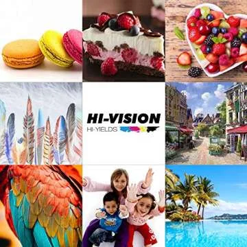 HI-VISION HI-YIELDS Compatible Ink Cartridge Replacement for CLI-42 CLI42, Black Cyan Yellow Magenta...