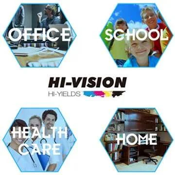 HI-VISION HI-YIELDS Compatible Ink Cartridge Replacement for CLI-42 CLI42, Black Cyan Yellow Magenta Photo Cyan Photo Magenta Gray Light Gray, 16 Pack