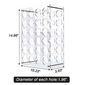 DROLE Vinyl Roll Storage Rack for Craft Room Organization